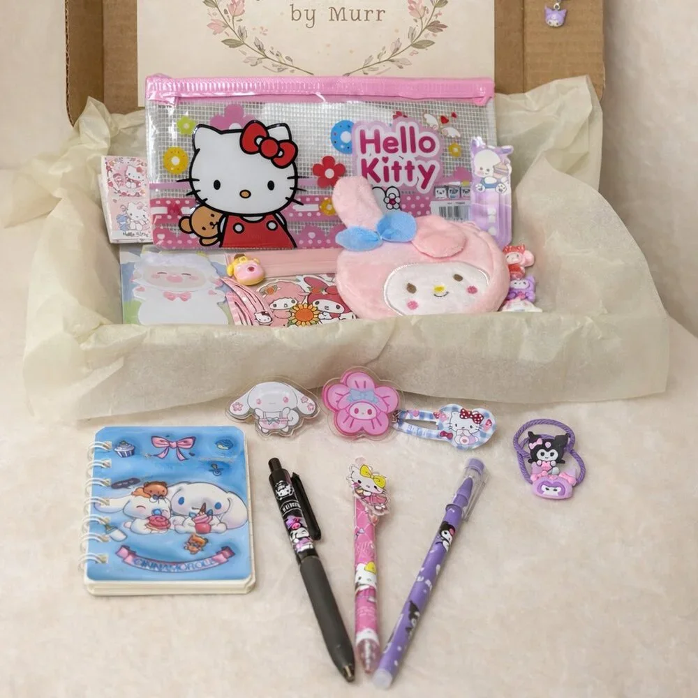 Blush Kawaii Sanrio Gift Box – Handmade Pepa by Murr Keychain Included